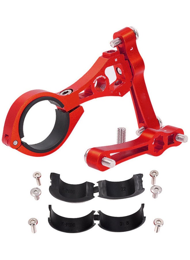 NIBEMINENT - MTB Bike Bicycle Cycling Water Bottle Dual Rack Stand Clamp Cage Holder Adapter 0.134kg - Image 1