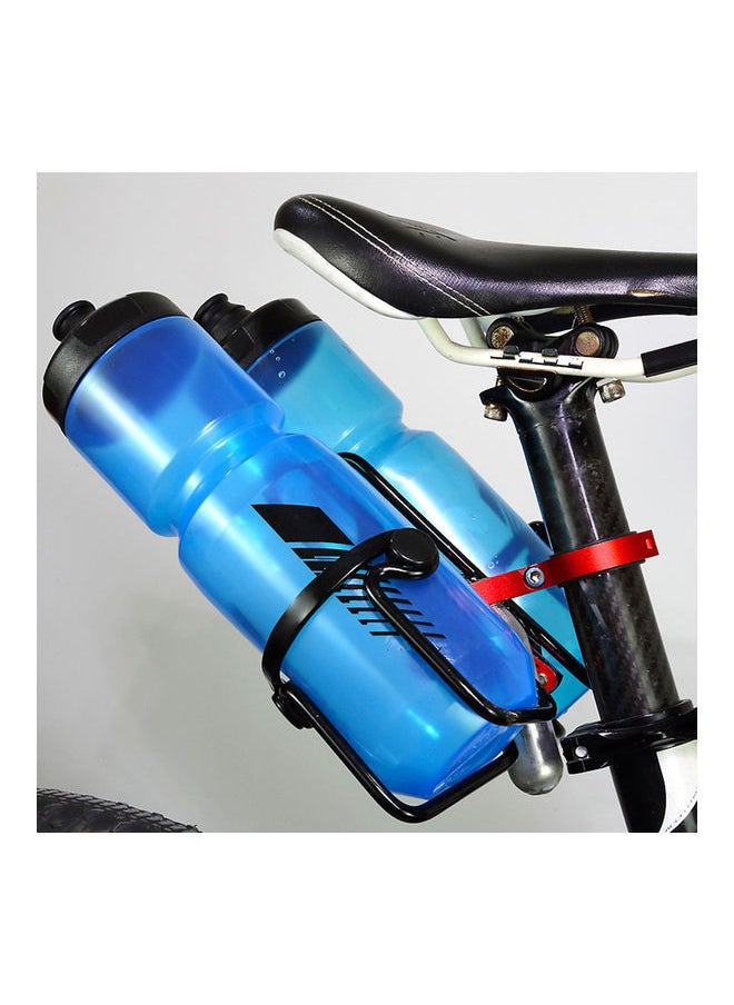 NIBEMINENT - MTB Bike Bicycle Cycling Water Bottle Dual Rack Stand Clamp Cage Holder Adapter 0.134kg - Image 1