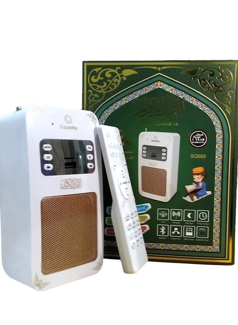 Equantu SQ669 Holy Wall Speaker – Bluetooth Quran Light & Sound System - Image 4