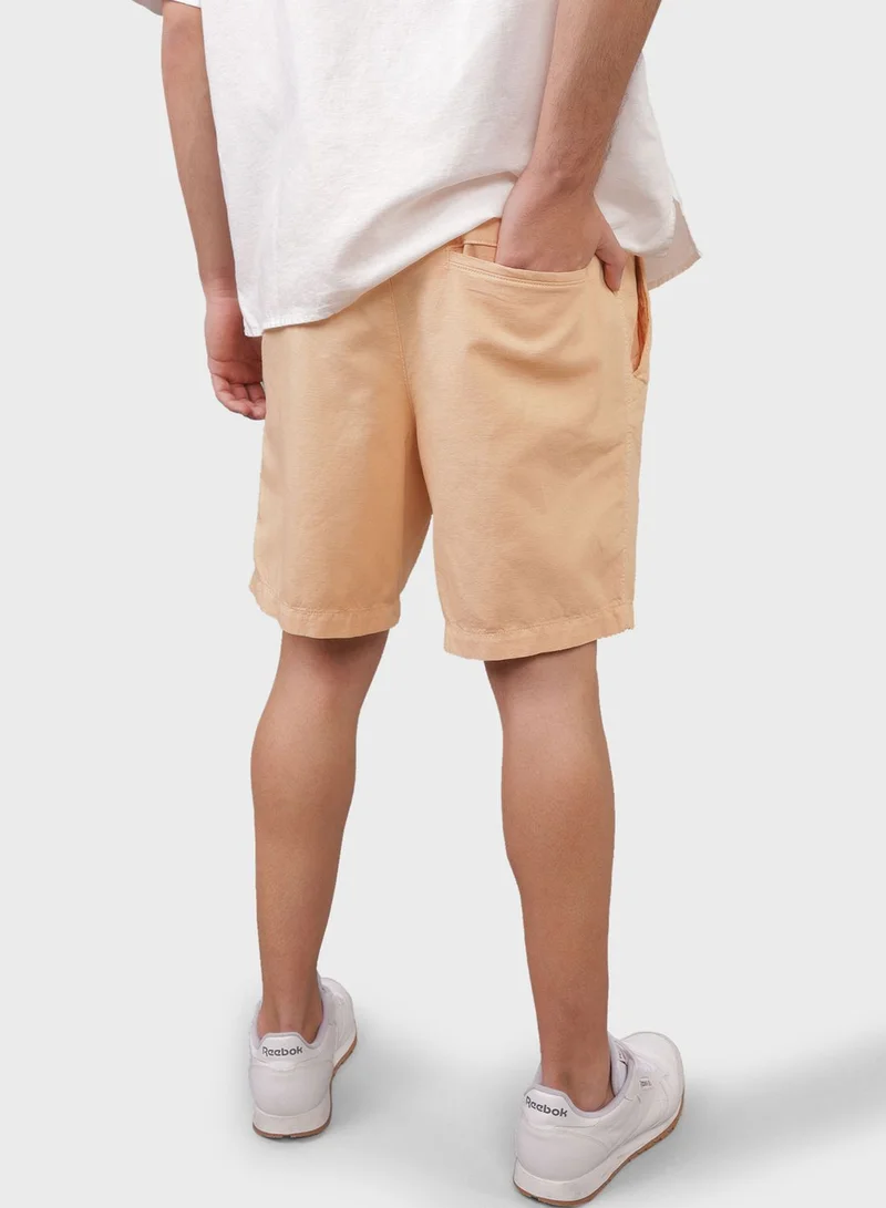 American Eagle Drawstring Linen Blend Short