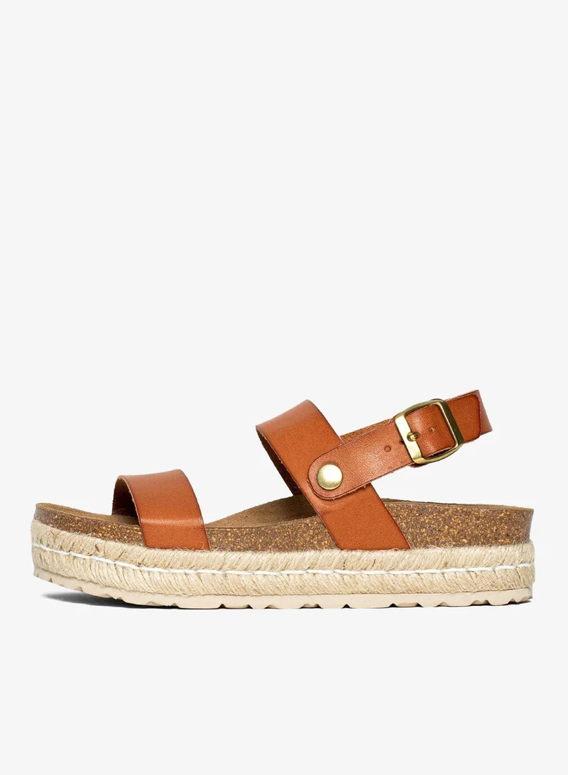 BAYTON Whyalla Double Strap Platform Sandals
