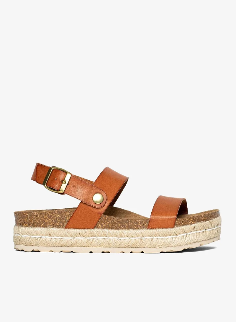 BAYTON Whyalla Double Strap Platform Sandals