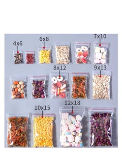 Genetic Clear PE Ziplock Bags Plastic Poly Bags With Resealable Zipper 200pcs  - Image 2