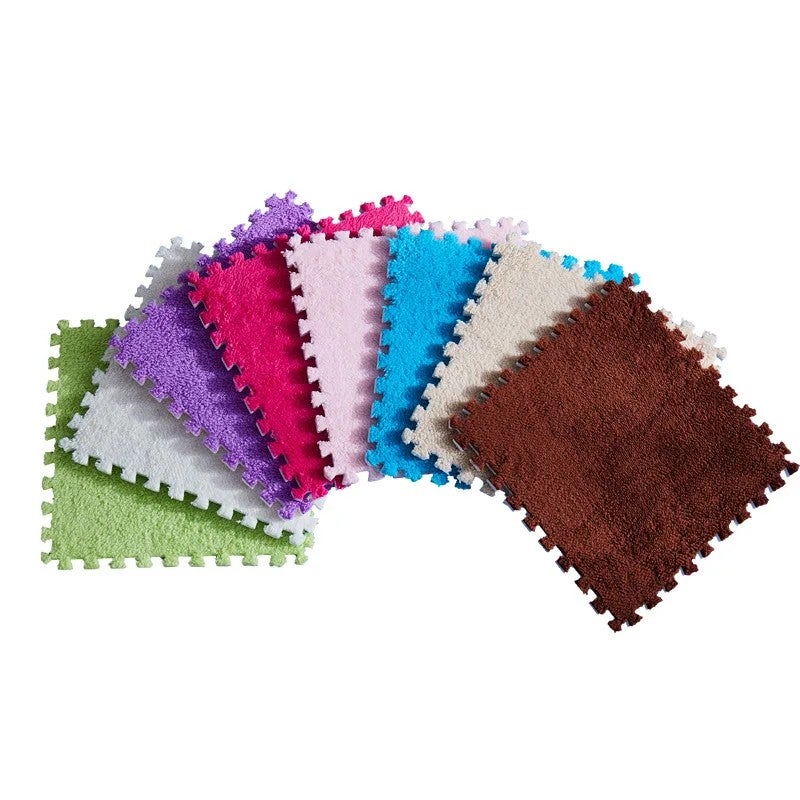 Bluejw Jigsaw Carpet EVA Floor Mats for Indoor Use Full Crawl Mat Foam Tatami Velvet for Bedroom Living Room Moulded Jigsaw Design - Image 1