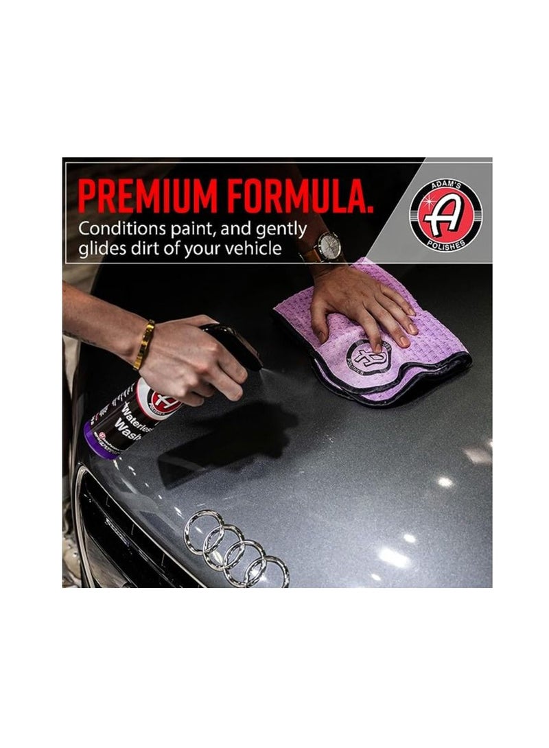 Adam's Polishes Adam's Waterless Wash (2-Pack) - Car Cleaning Car Wash Spray for Car Detailing | Safe Ultra Slick Lubricating Formula for Car, Boat, Motorcycle, RV | No Garden Hose, Wash Soap, or Foam Cannon Needed…  - Image 5