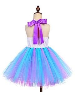 Al Aoyama Al Aoyama Girls Mermaid Costume LED Light Up Princess Tutu Dress for  Birthday with Headband 3-8  - Image 3