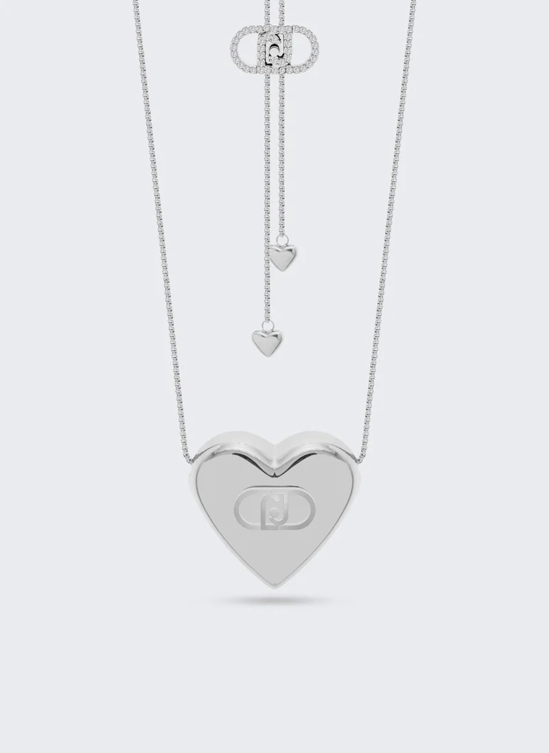 ليو جو قلادة بدلاية على شكل قلب