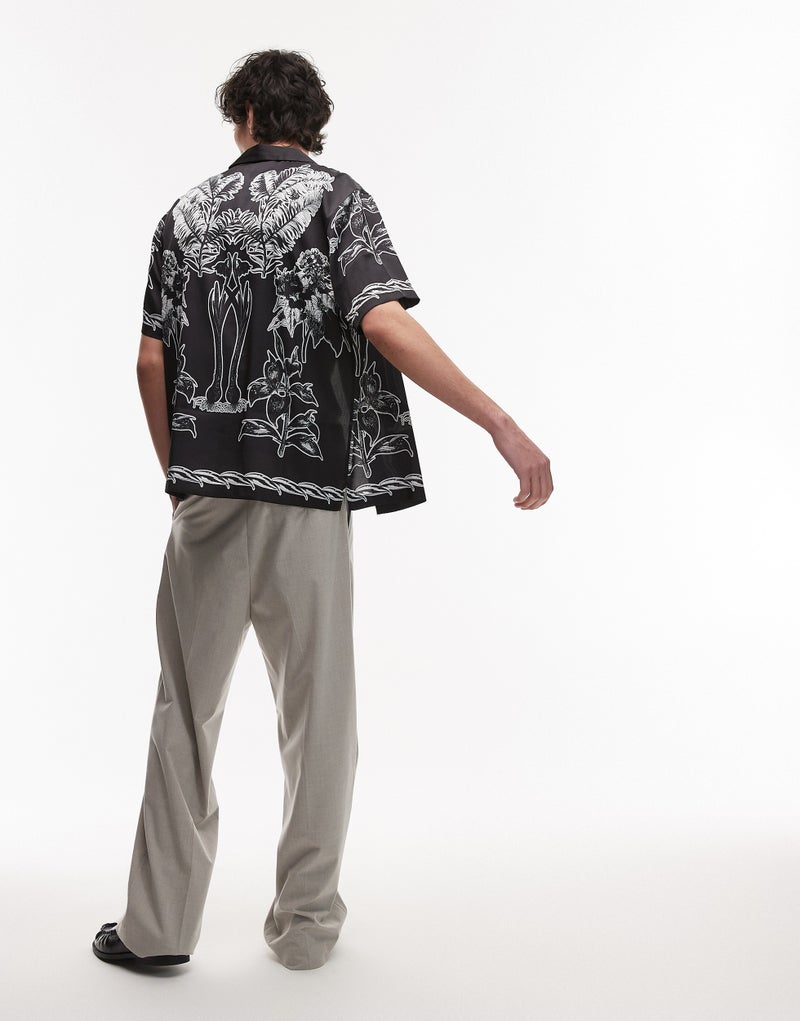 TOPMAN Printed Short Sleeve Shirt - Image 2