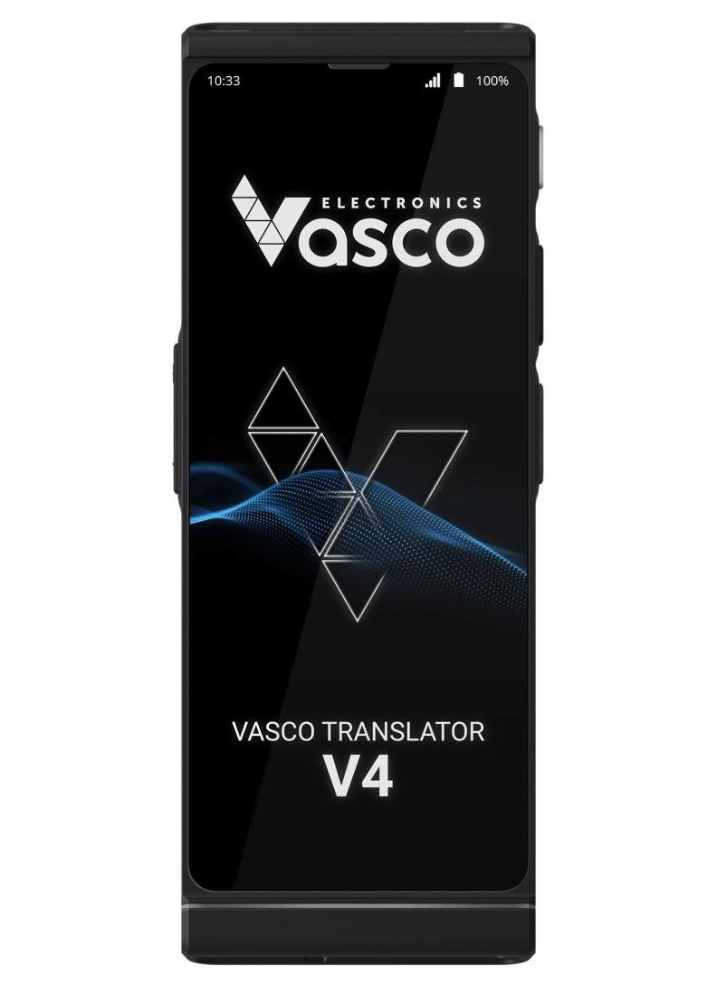 Vasco Electronics Vasco V4 Instant Translator with 108 Languages and Free internet, Black Onyx - Image 1
