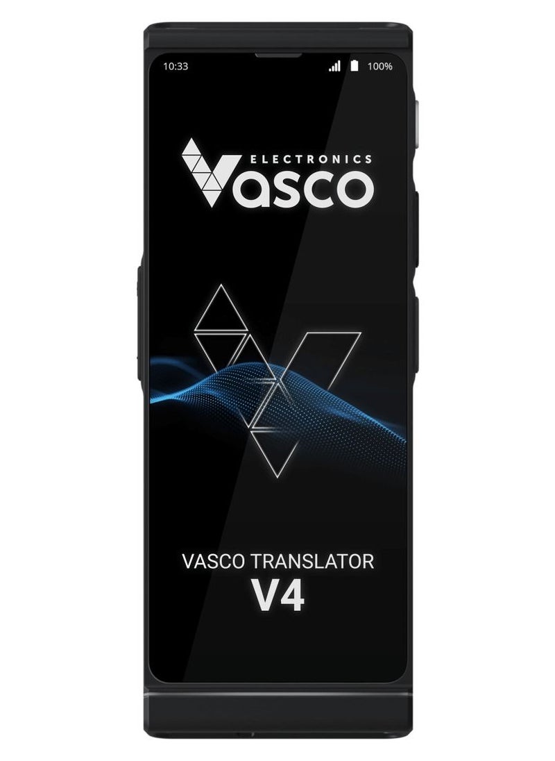 Vasco Electronics - Vasco V4 Instant Translator with 108 Languages and Free internet, Black Onyx - Image 1