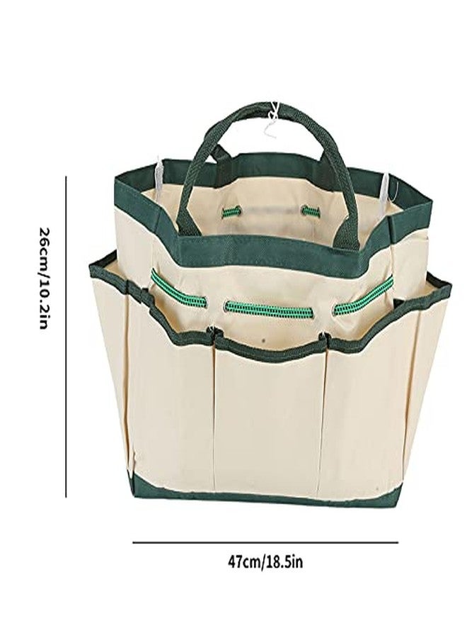 Fdit Garden Tote Bag, Single?Layer Garden Tote Bag Gardening Pruning Tool Storage Oxford Cloth Bag Heavy Duty Tool Storage - Image 2