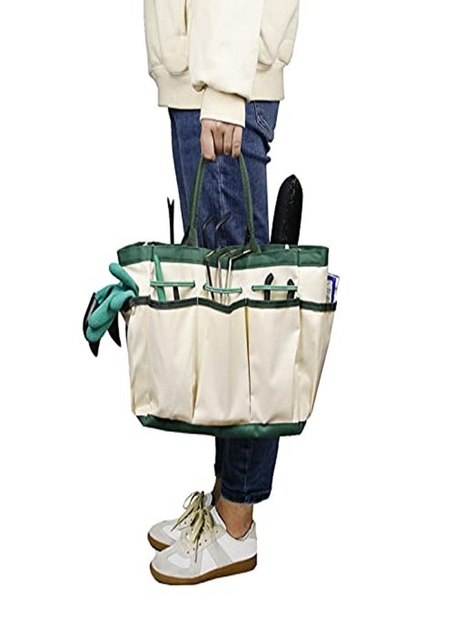 Fdit Garden Tote Bag, Single?Layer Garden Tote Bag Gardening Pruning Tool Storage Oxford Cloth Bag Heavy Duty Tool Storage - Image 1