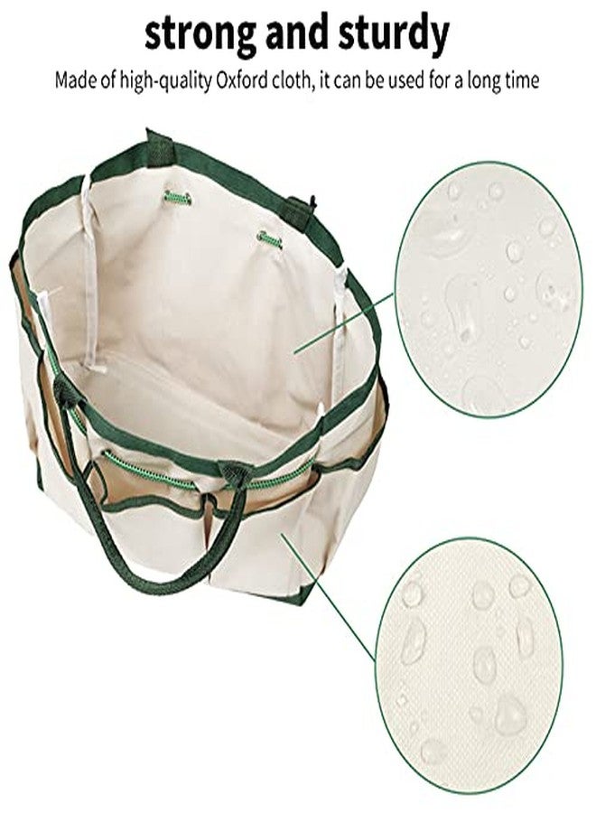 Fdit Garden Tote Bag, Single?Layer Garden Tote Bag Gardening Pruning Tool Storage Oxford Cloth Bag Heavy Duty Tool Storage - Image 5
