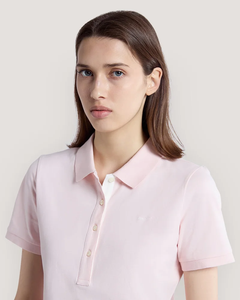 GANT Gant Contrast Collared Piqué Polo Shirt