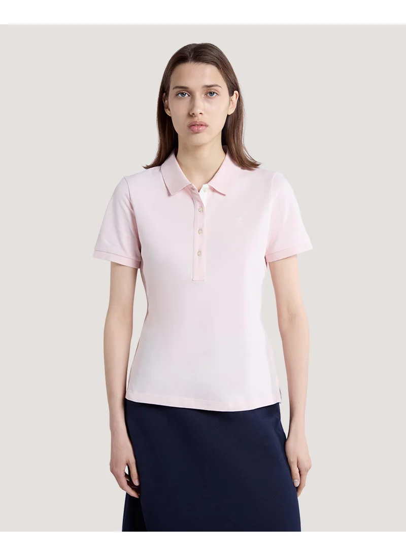 غانت Gant Contrast Collared Piqué Polo Shirt