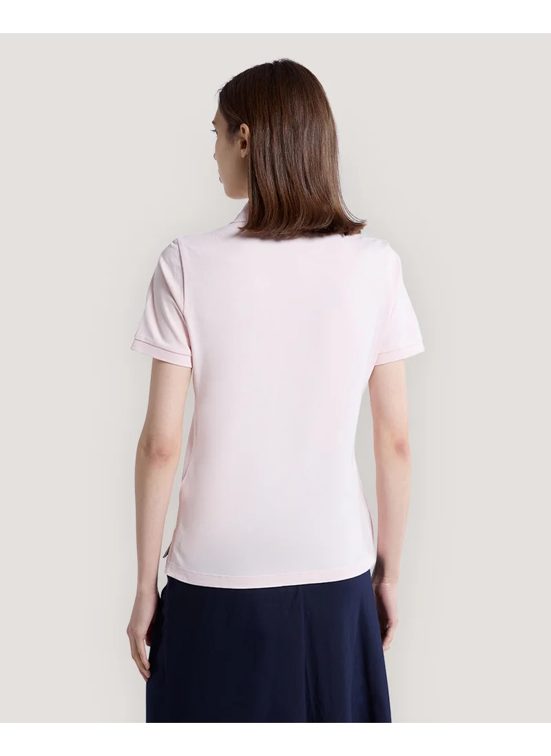 غانت Gant Contrast Collared Piqué Polo Shirt