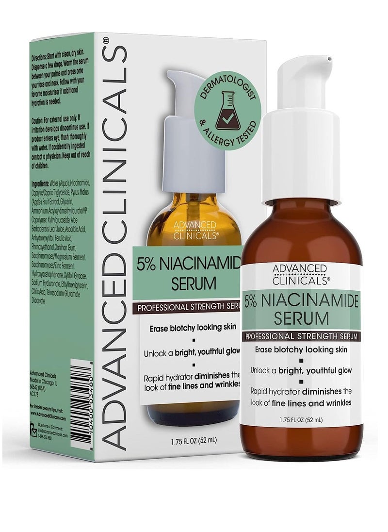Advanced Clinicals - 5% Niacinamide Professional Strength Serum 52ml - Image 1