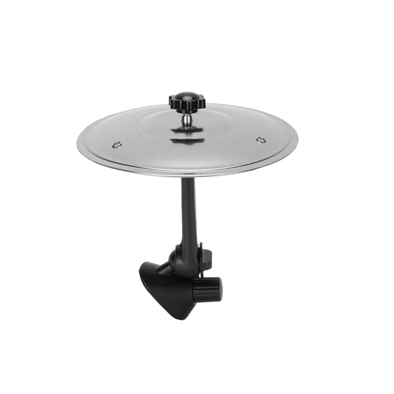 مزيل أزمة الحوادث (Car Crash Cymbal) قوطرة صغيرة للمركبات — ملحقات ممتعة وعملية صغيرة لمحجر التهوية أو لوحة التحكم — لون فضي - Image 1