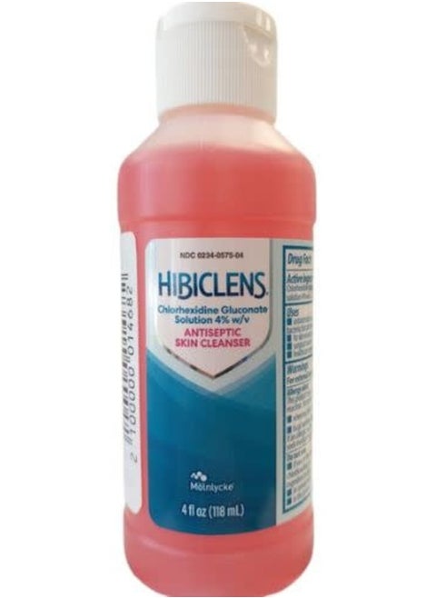 – Antimicrobial and Antiseptic Soap and Skin Cleanser – 4 oz – for Home and Hospital – 4% CHG