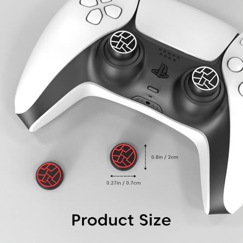 Sounce PS5 Controller Thumb Grip Cap – 4PCS Non-Slip Silicone Joystick Covers | Rocker Button Protective Thumbstick Grips Compatible with PS5, PS4, Xbox Series X/S, Xbox One, Switch Pro & More - Image 5