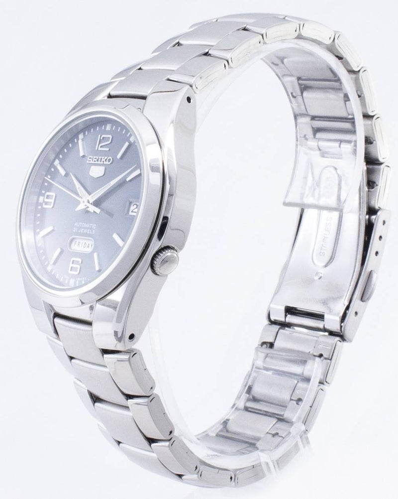 Seiko 5 Automatic 21 Jewels Stainless Steel Gray Dial SNK621K1 Analog Mens Watch - Image 3
