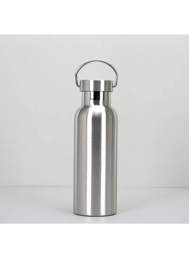 New American Large Mouth Bottle 304 Stainless Steel Vacuum Thermos Cup Large Capacity Portable Sports Kettle