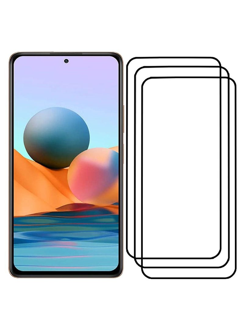 CATANES 3 Pack For Xiaomi Redmi Note 10 Pro Max Screen Protector Tempered Glass Full Glue Back - Image 2