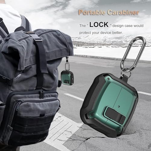 Meyaar Case Cover Compatible with Samsung Galaxy Buds 3 Pro/Buds 3 [Secure Lock] Cover Case for Galaxy Buds 3 & 3 Pro (2024) TPU | (Green) - Image 4