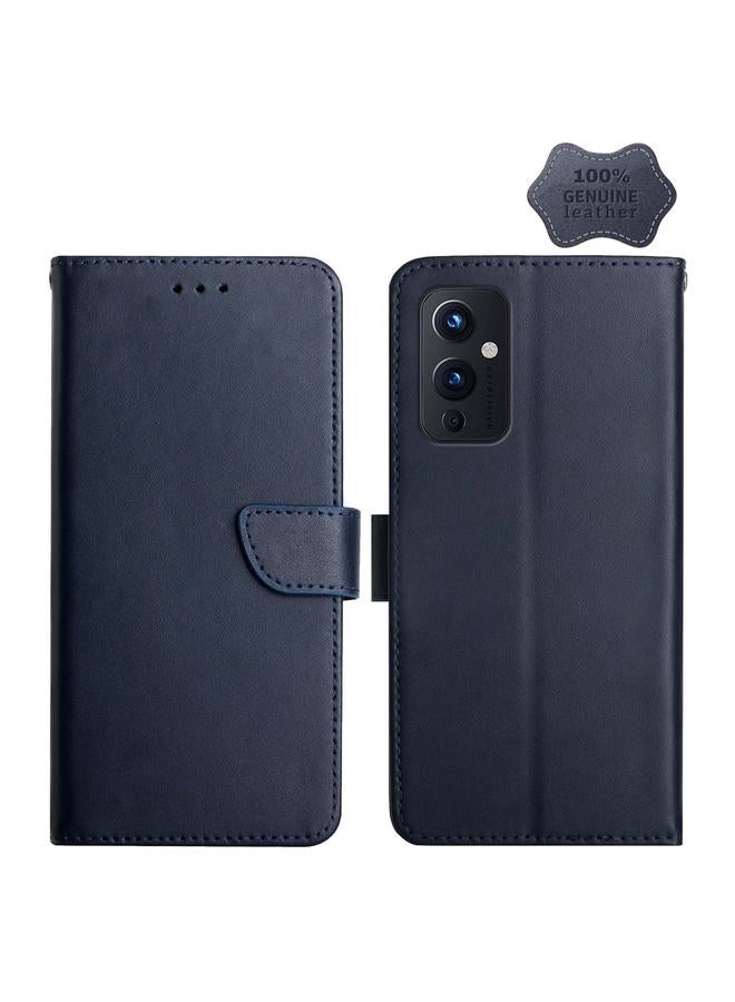 S-TOP Case For OnePlus 9 Genuine Leather Fingerprint-proof Horizontal Flip Phone Case - Image 1
