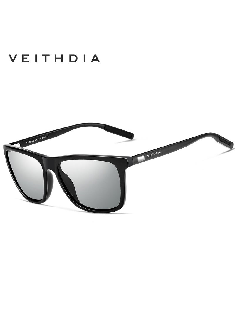 Veithdia Colorful Polarized UV Resistant Square Sunglasses