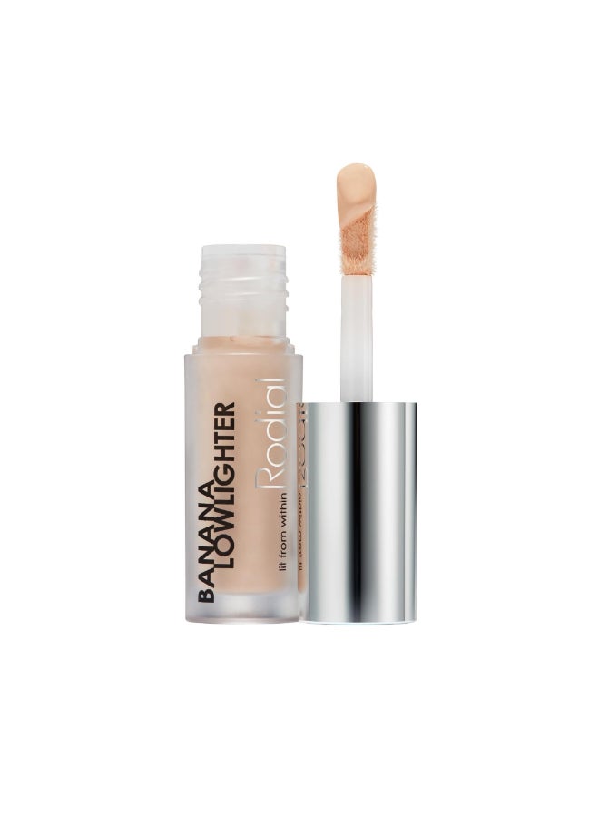 Rodial Banana Lowlighter Travel Size Liquid Concealer Color Corrector 005 fl oz With Hyaluronic Acid Vitamin E Caffeine for Dark Circles Mini Yellow Under Eye Brightener for Lightweight Finish - Image 4
