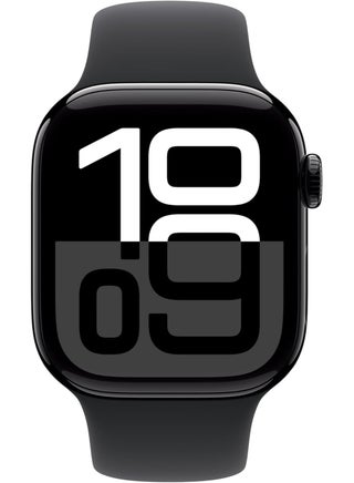 سوار رياضي من السيليكون متوافق مع ساعة Apple Watch Ultra 2/Ultra/SE/Series 10–7 - حزام ناعم قابل للتعديل لمقاسات 42 مم/44 مم/45 مم/46 مم/49 مم، سوار معصم خفيف الوزن مقاوم للعرق وسريع الفك للرجال والنساء (أسود) - view 2