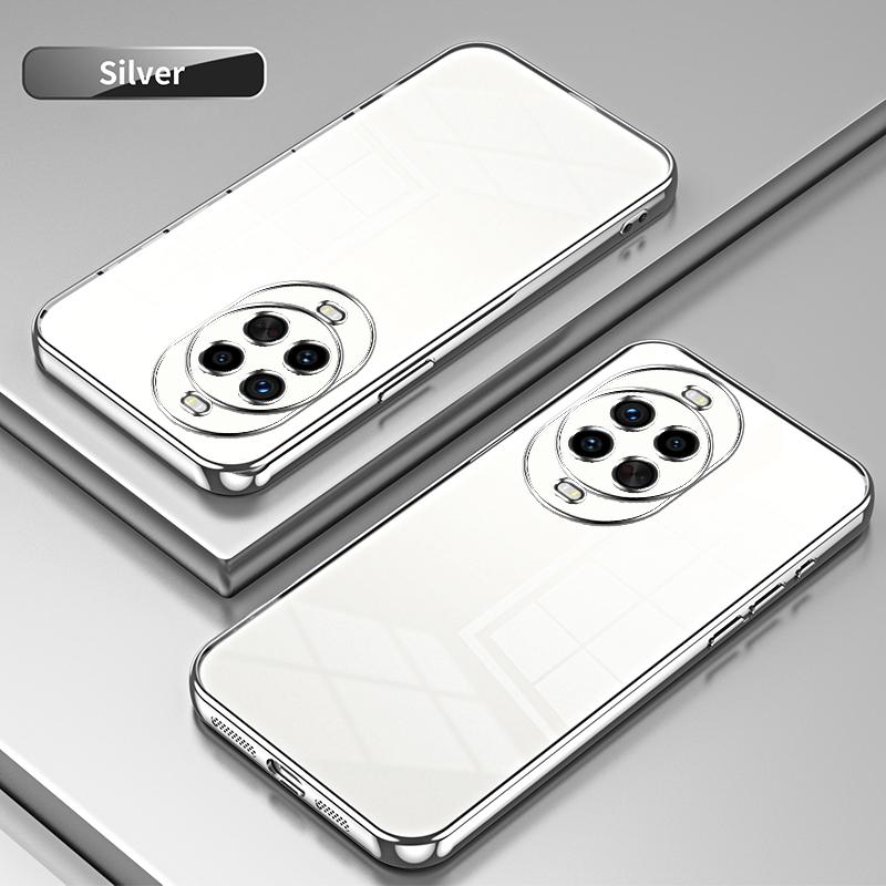 erorex For Huawei nova 14 Pro Transparent Plating Fine Hole Phone Case(Silver) - Image 2