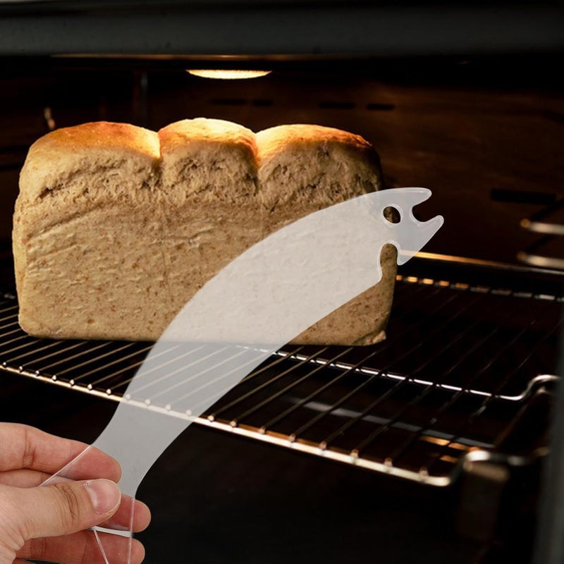 STOBAZA Acrylic Oven Racks Pulling Stick Heat-resistant Oven Tray Push Pull Tool Easy-grip Handle Safe Kitchen Baking - Image 4