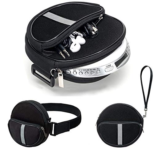 Soicpic Portable CD Player Holder with CD Case, Water Resistant Fanny Pack with Wrist Strap for Women & Men (6.5inch). - Image 4