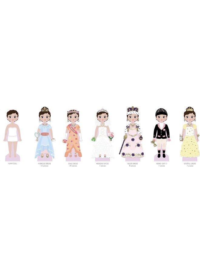 Floss & Rock Floss & Rock Magnetic Dress Up Wooden Doll - Charlotte  - Image 3