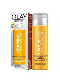 Olay Regenerist Vitamin C + Peptide 24 Hydrating Moisturizer W/ Sunscreen Spf 30  - Image 4