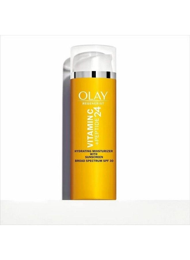 Olay Regenerist Vitamin C + Peptide 24 Hydrating Moisturizer W/ Sunscreen Spf 30  - Image 3