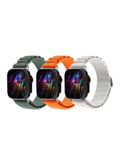 SHOPI Nylon Sport Alpine Loop Watch Straps Compatible for Apple Watch Bands with Titanium G-Hook Strap for iWatch Series 8 7 6 5 4 3 2 1 SE (42MM 44MM 45MM / 49MM Ultra  - Image 1