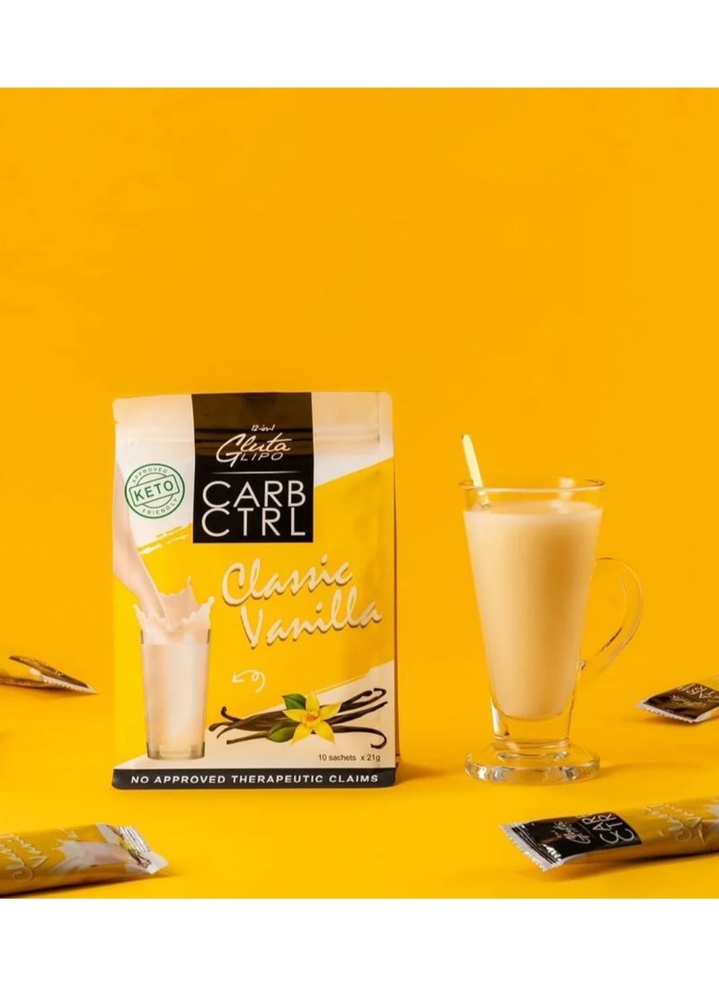 Gluta GLUTALIPO CARB CTRL Classic Vanilla 
