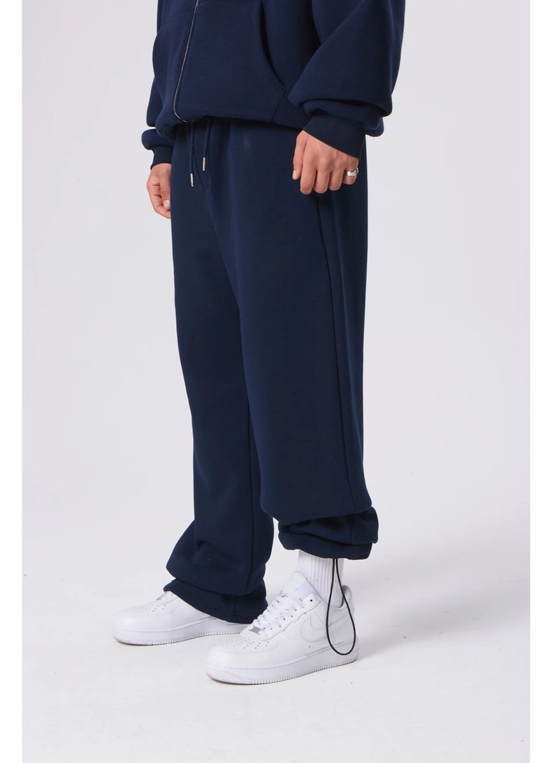 Galata Fabrica Unisex Premium Oversize Sweatpants with adjustable cords at ankles - Image 3