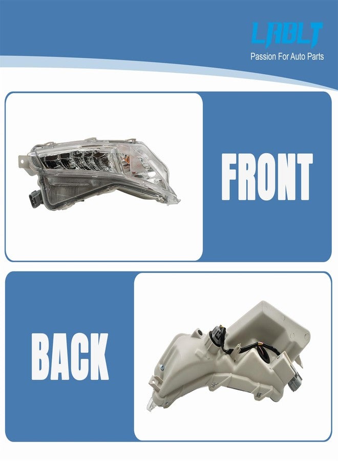 LABLT Daytime Running Fog Lamps Turn Signal Light Replacement for 2015-2017 Camry XSE XLE - Image 2