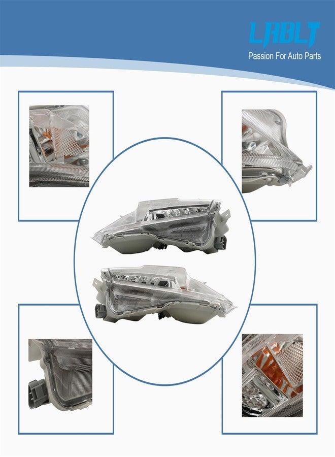 LABLT Daytime Running Fog Lamps Turn Signal Light Replacement for 2015-2017 Camry XSE XLE - Image 4