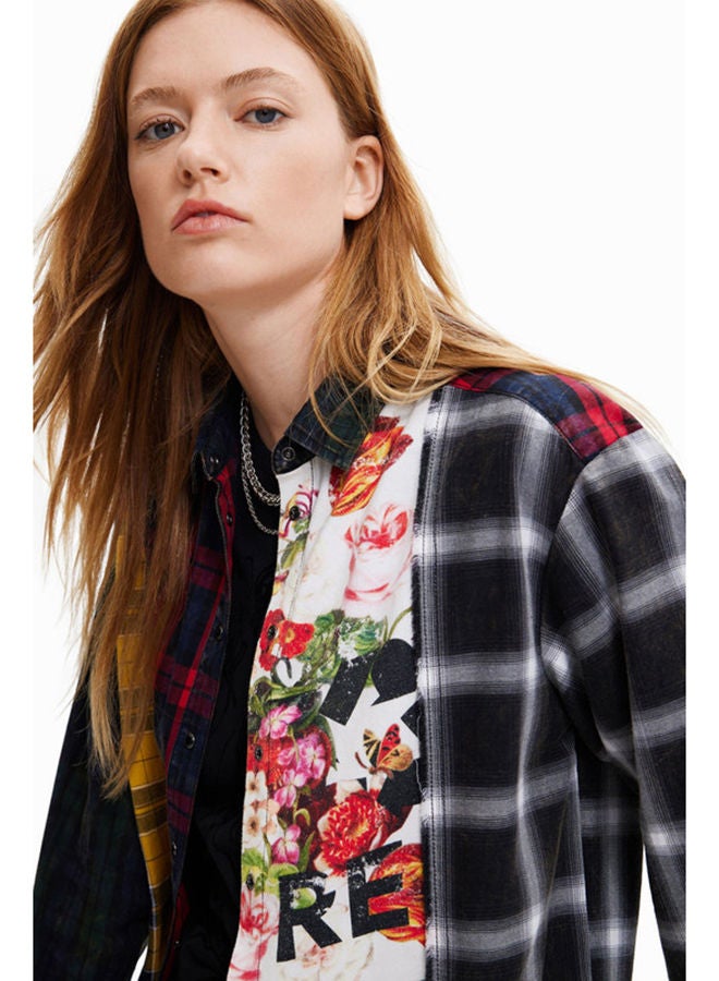 DESIGUAL قميص المرقعة  - Image 3
