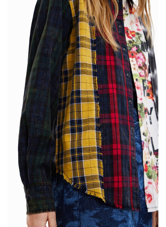 DESIGUAL قميص المرقعة  - Image 5