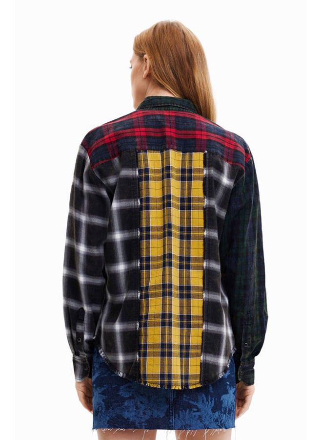 DESIGUAL قميص المرقعة  - Image 4