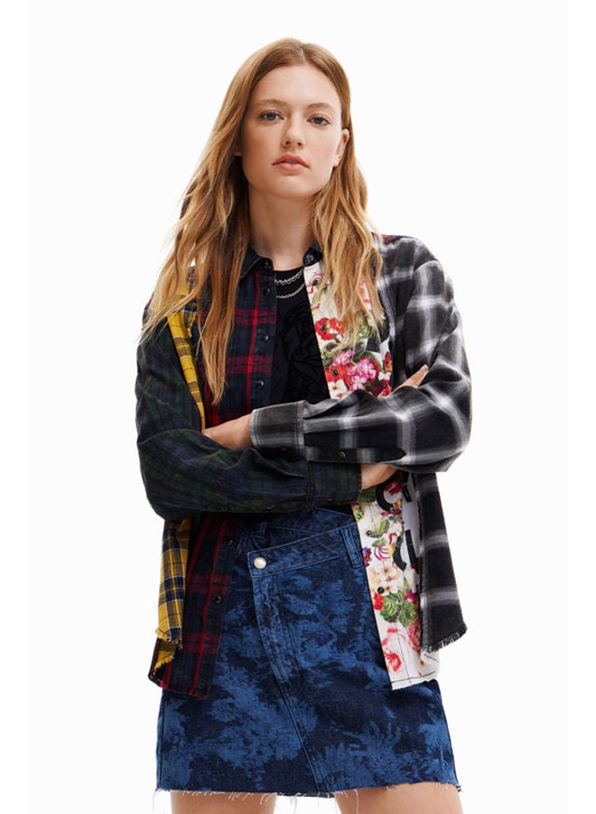DESIGUAL قميص المرقعة  - Image 1