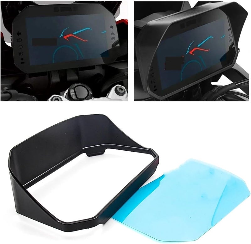 Vuzmode Motorcycle Instrument Sun Visor Guard - Image 2