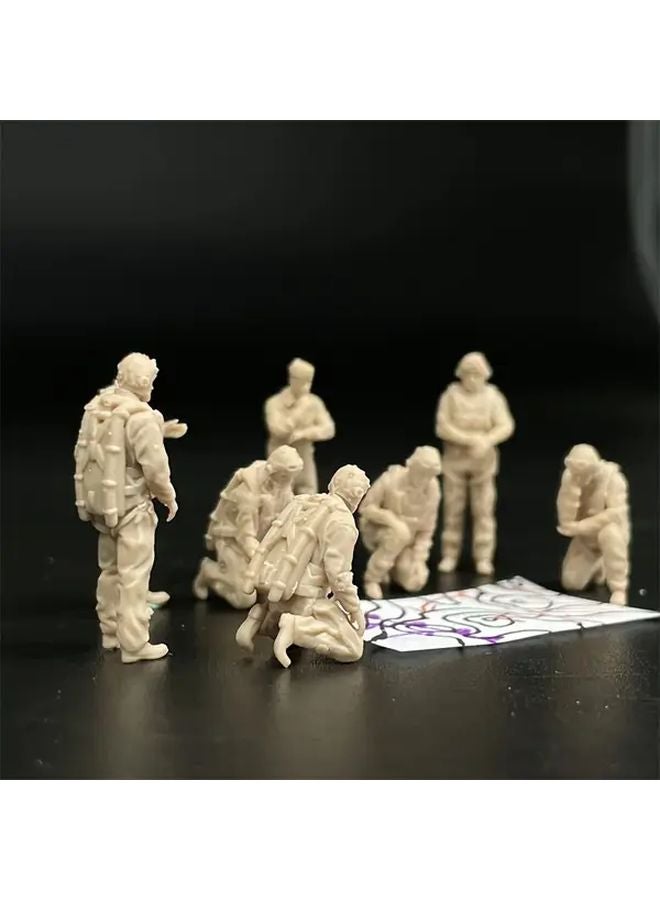 1 72 Scale Resin Wildcat F4F Fighter Pilot Model Pacific War Military Figure - Image 5