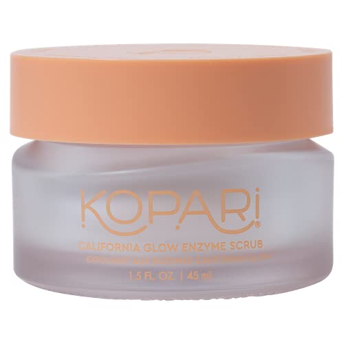 Kopari Kopari California Glow Enzyme Exfoliating Face Scrub Clarifying  Brightening Skin Exfoliation Facial Scrub Supports AntiAging 100 Organic Coconut Oil Cruelty Free Vegan 15 Fl Oz
